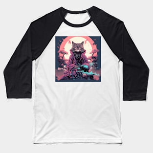 Sensei Cat Baseball T-Shirt